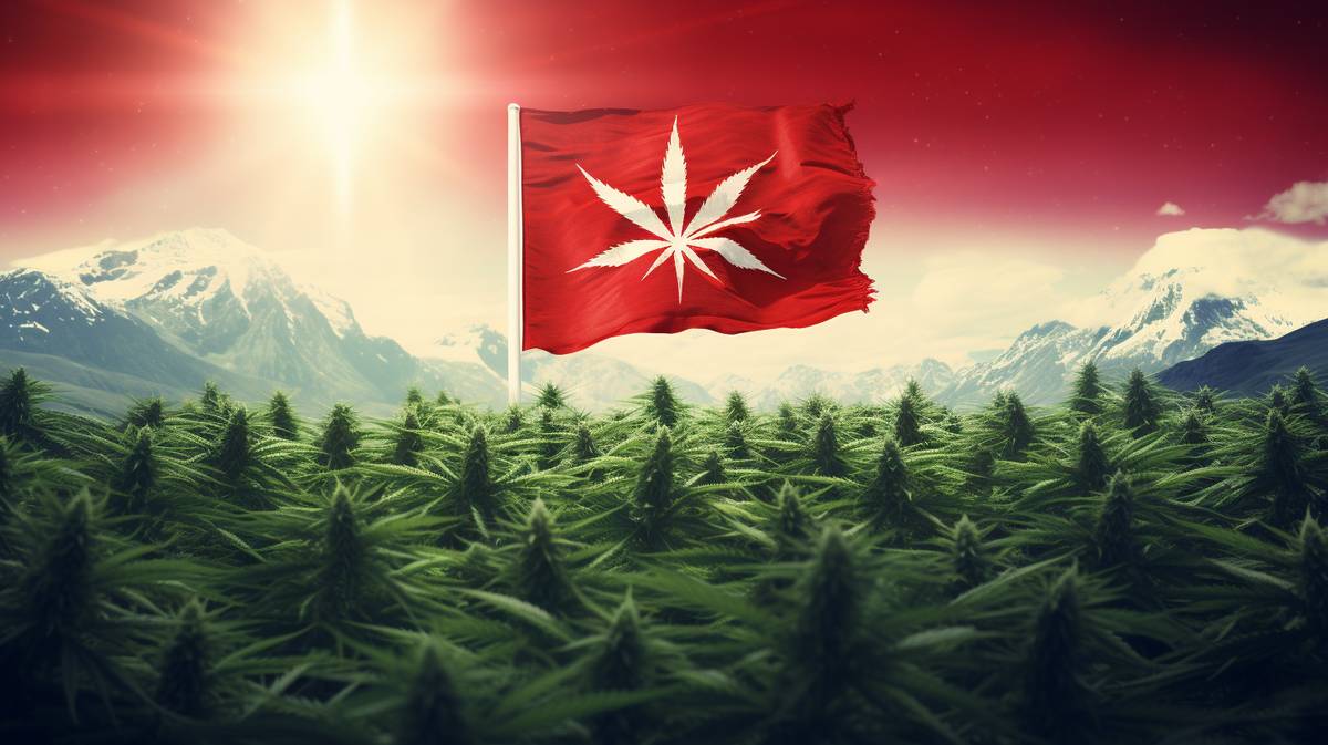 Planta de Cannabis da Áustria, THC, CBD e infográfico HHC mostrando suas diferenças e semelhanças químicas